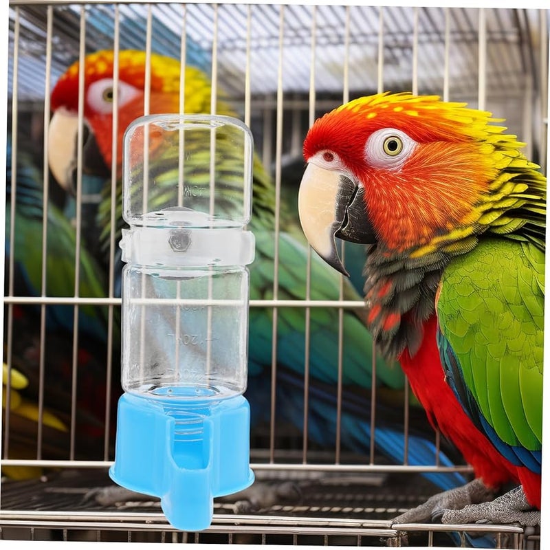 Automatic Bird Waterer Feeder 2Pcs No Mess Cage Dispenser for Parrots Cockatiels - Image 5